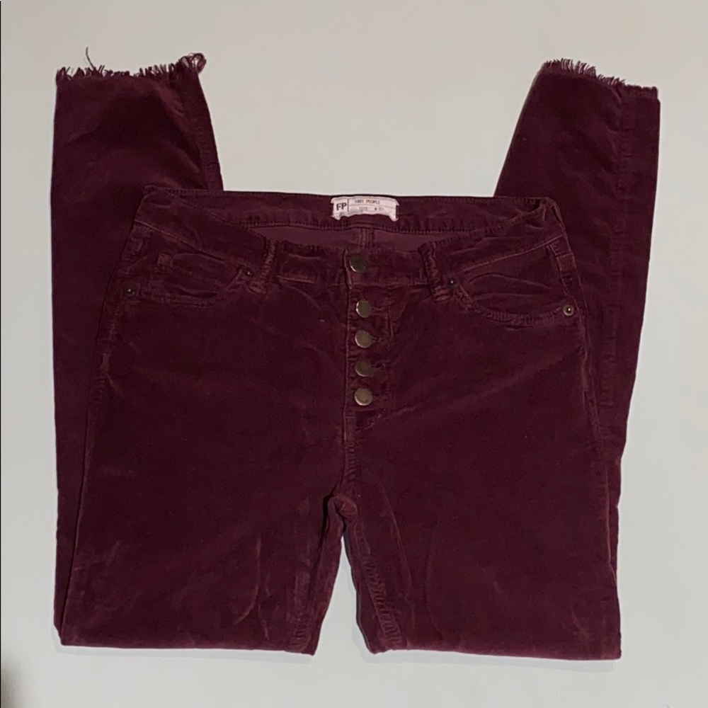 Woman's Free People Cordurory High Rise Pants 27